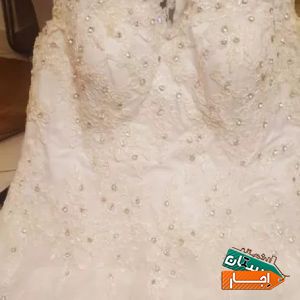 اجاره لباس عروس سایز بزرگ نو یایز52 یا54 با بهترین شرایط