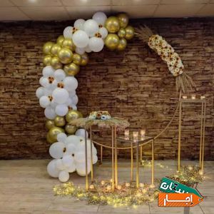 بادکنک آرایی،گل ارایی ،اجاره میز و بک گراند