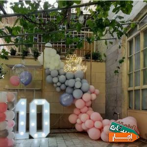 اجاره دکور و ملزومات مراسم، بادکنک آرایی و گل آرایی با شرایط عالی