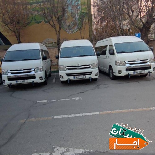 خدمات اجاره ون تویوتا مدل بالا فقط ژاپنی
