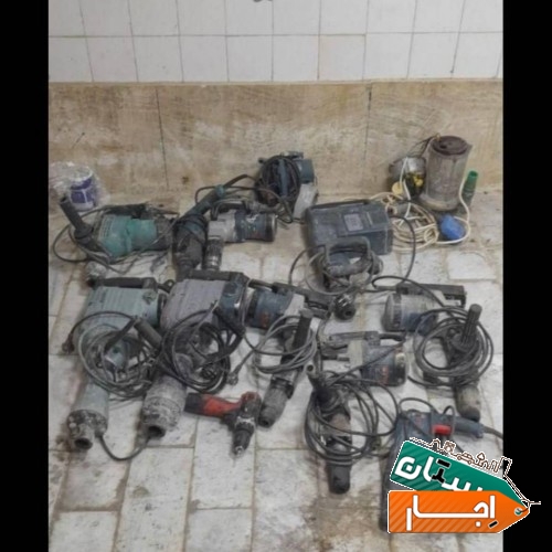 وکرایه ابزار برقی،بادی،شارژی