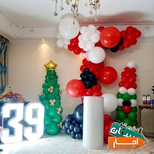 خدمات بادکنک آرایی گل آرایی اجاره استند میز