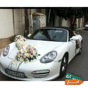 اجاره ماشین عروس با گل هدیه اجاره خودرو تشریفات