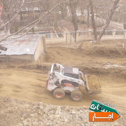 اجاره بابکت برای کندن استخر در تمام نقاط کرج ، لودر خاور و حمل نخاله