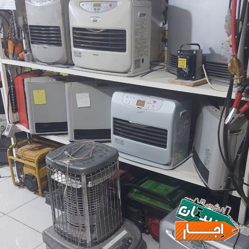 اجاره بخاری ژاپنی کپسولی برقی نفتی هیتر جت