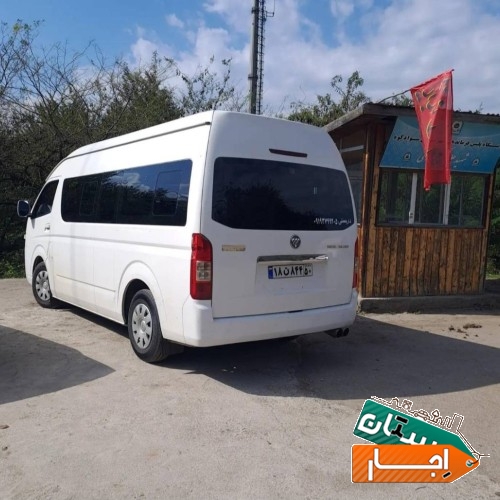 خدمات اجاره و کرایه ون دراختیار یا دربستی باراننده