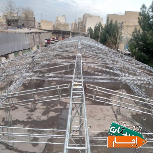 تولید فروش اجاره اسپیس فریم طاق نصرت استیج قاب بنر