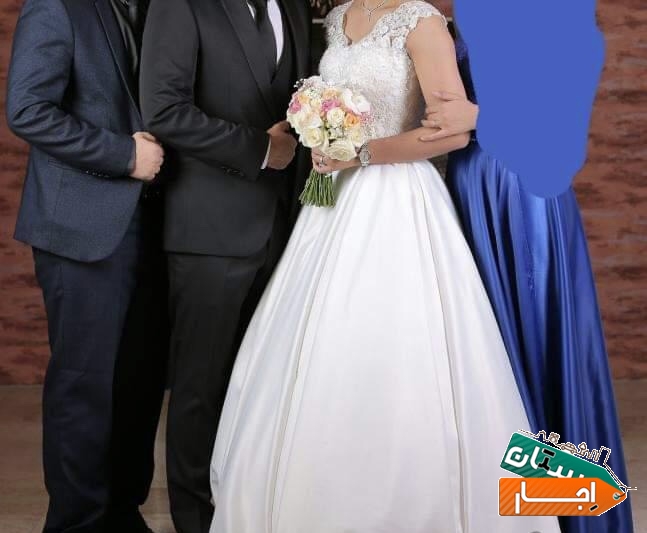 اجاره لباس عروس ساتن امریکایی