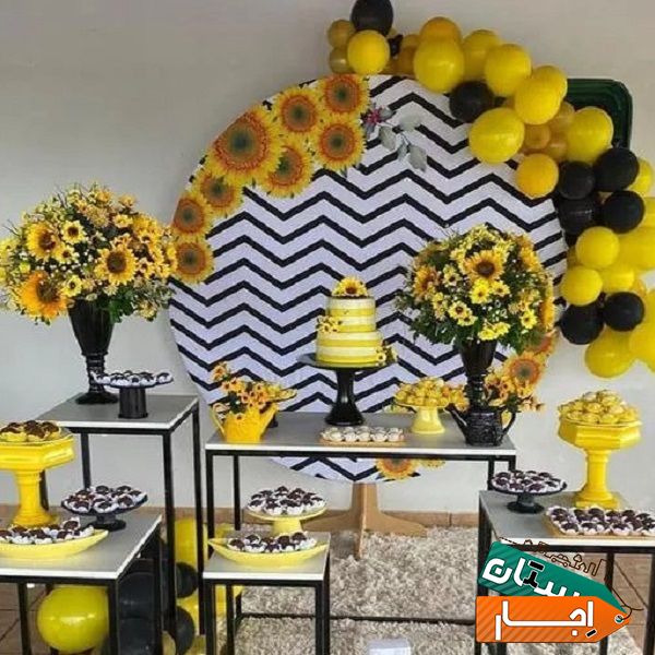 اجاره خدمات بادکنک آرایی.گل آرایی.اجاره میز واستند