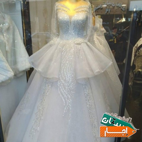 لباس عروس بالرین سایز 38.40