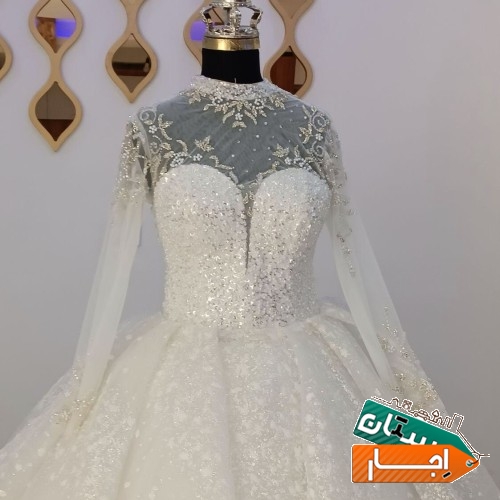 اجاره لباس عروس بسیار شیک و تمیز
