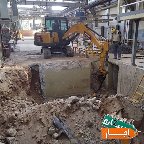 اجاره مینی بیل بهمراه پیکور