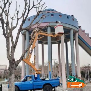 اجاره بالابر نیسانی لجوری و خاوری جرثقیل( سبددار)