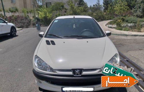 اجاره خودرو/ماشین پژو 206 رنت کرایه