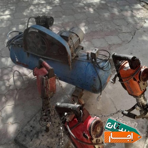 اجاره تخته وبشکه تخته بشکه پمپ باد اجاره ابزار