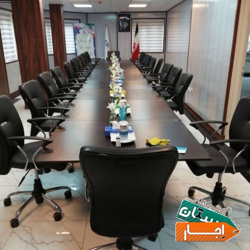 اجاره میزکنفرانس صندلی کنفرانسی چرمی راهبند مبل