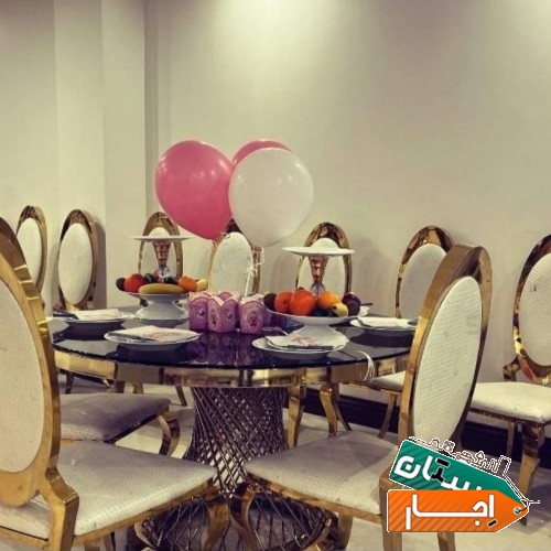اجاره میز صندلی شیشه ای