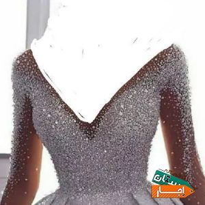 اجاره لباس عروس کریستال دوزی شده با دست با بهترین کیفیت
