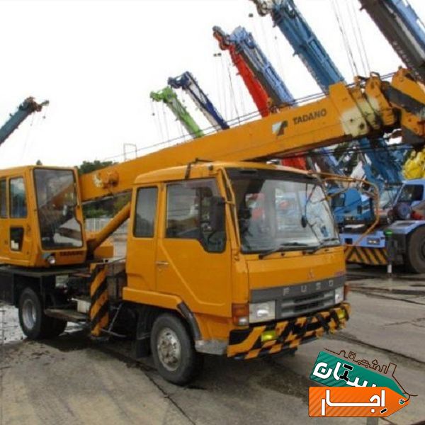 اجاره 7تن با سبد بالابر (طول دکل 20متر)