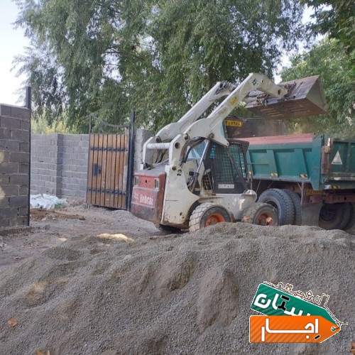 اجاره بابکت خاور مینی بیل حمل نخاله و ماسه