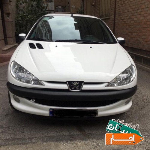 اجاره خودرو 206 سفید 1399 با نازلترین قیمت