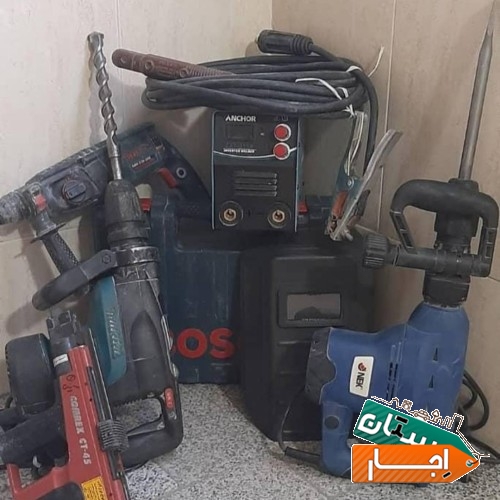 ابزارکرایه هیلتی اجاره پمپ بادتخریبکار سوراخکاری