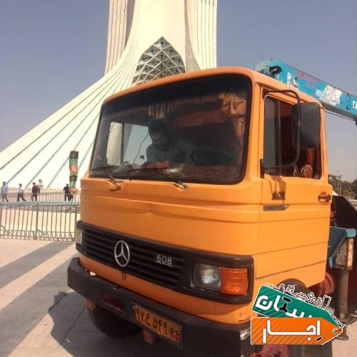 خدمات اجاره جرثقیل 3 تن کفی دار و دکل بلند سبک و سنگین