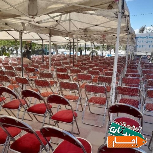 اجاره صندلی شیواری تاشو سایبان صوت تعدادبالا