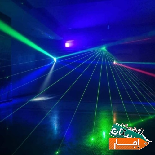 خدمات اجاره کرایه رقص نور لیزر دودزا باند اسپیکر دیجی