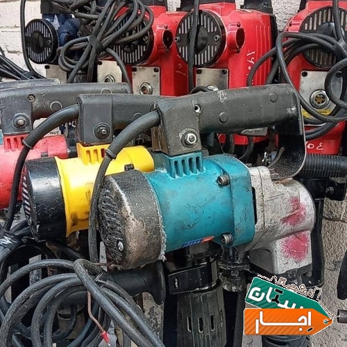 خدمات اجاره کرایه هیلتی دریل بتن کن چکش برقی پیکور فرز