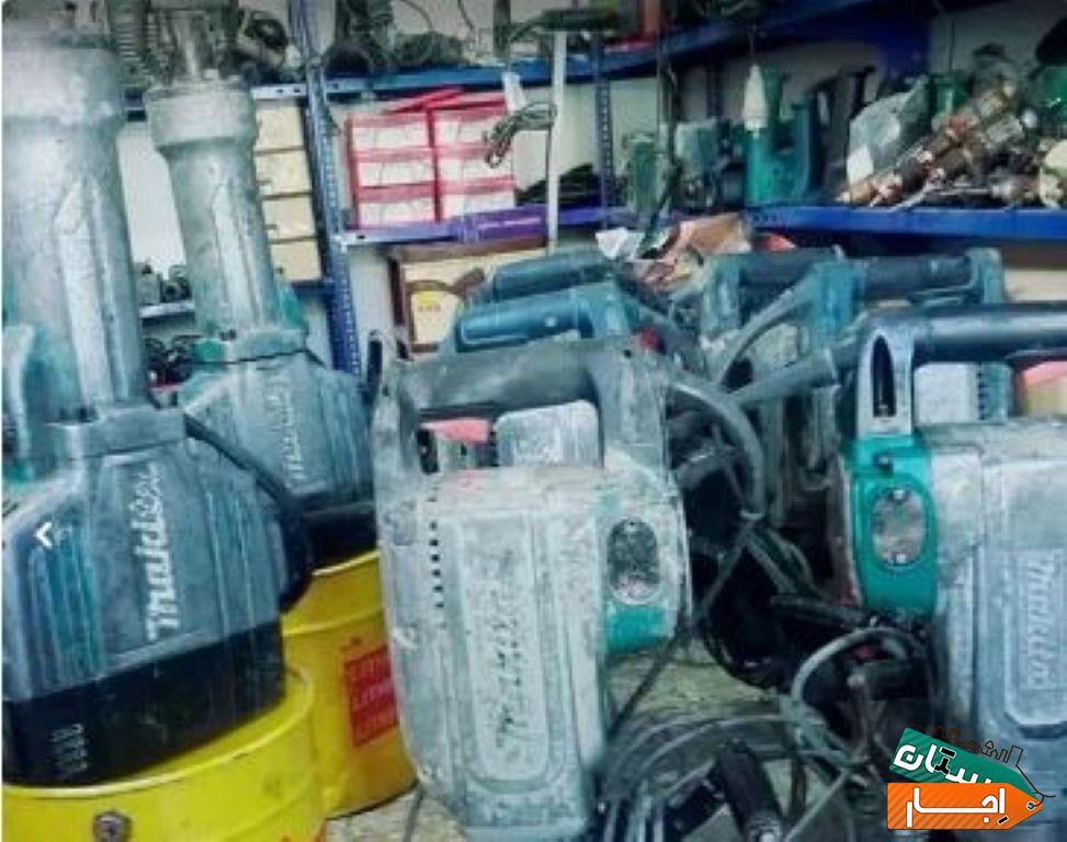 اجاره ابزار کرایه هیلتی موتور برق بالابر کفکش در اصفهان