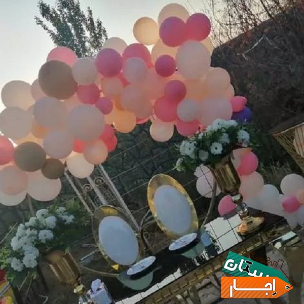 اجاره میز صندلی و ظروف چینی بادکنک ارایی با ارزانترین قیمت در تبریز