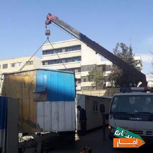 اجاره جرثقیل کفی دار با بهترین قیمت