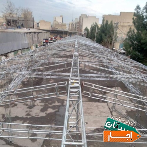 تولید فروش اجاره اسپیس فریم طاق نصرت استیج قاب بنر
