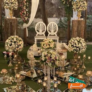 اجاره و دیزاین سفره عقد با بهترین و مدرنترین طرح ها