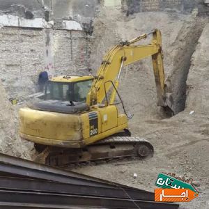 اجاره کمپرسور جهت تخریب بیل میکانیکی جهت گودبرداری