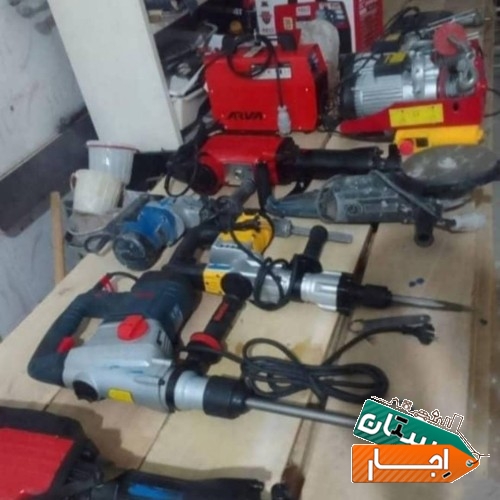 ابزارتخریبکاری اجاره پمپ بادکرایه هیلتی دستگاه جوش