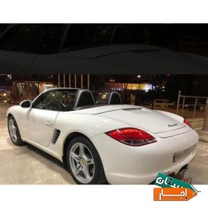 اجاره پورشه باکستر سفید/اجاره ماشین/کرایه ماشین