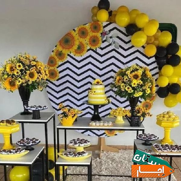 اجاره میز واستند بادکنک آرایی.گل آرایی