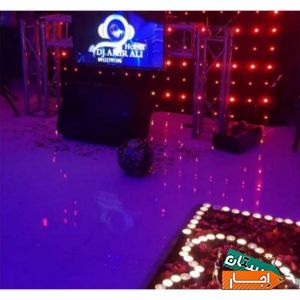 اجاره باند.رقص نور.میزسوارز.ارسال و نصب شرق تهران