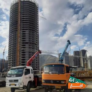 اجاره و کرایه خاور جرثقیل 3تن کفی دار(سبک و سنگین)