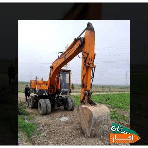 اجاره بیل مکانیکی چرخ لاستیکی