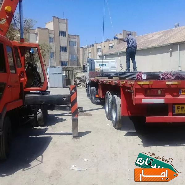 جرثقیل اجاره ای ((عزتی)) با سابقه ترین اجاره دهنده جرثقیل