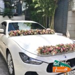اجاره-ماشین-عروس-با-دسته-گل-تاج-و-باکس