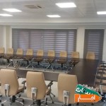 اجاره-میز-کنفرانس-صندلی-کنفرانسی-چرمی-میکروفن