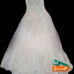 لباس-عروس-تمام-دانته-دنباله-دار-و-تور