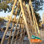 اجاره-نردبان-چوبی-دوطرفه-و-یک-طرفه-تخته-بشکه