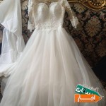 اجاره-لباس-عروس-گیپور-مناسب-سایز-38تا40