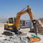 بابکت-مینی-بیل-مکانیکی-لودر-حمل-نخاله